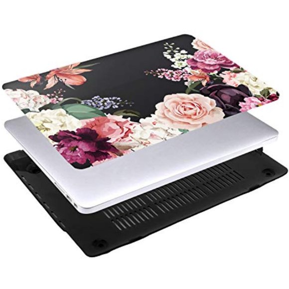 Pink Rose Purple Peony Flower  Hard Shell Case - Picture 3 of 6